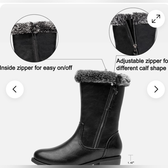 Women’s Black Boots - Picture 3 of 6